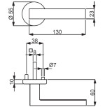 Technische Zeichnung Canto-R - Südmetall