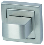 Canto Square-R Edelstahlfärbig-sat. WC-Rosette Top Speed - Südmetall