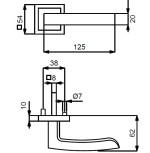 Technische Zeichnung Phönix Square-R - Südmetall
