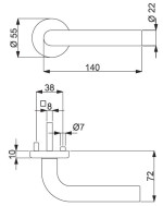 Technische Zeichnung Patrik III-R - Südmetall
