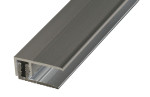 Ansicht von PROVARIO Uni Abschlussprofil Aluminium 7-18mm eloxiert Bronze 90cm - Proline