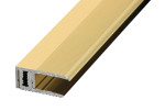 Ansicht von PROVARIO Uni Abschlussprofil Aluminium 7-18mm eloxiert Champagne 100cm - Proline