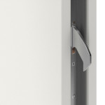 Detail Schließer von Stahl-Aluminium Nebeneingangstür HEBE S68 ZL ARCTIC ohne Glasausschnitt