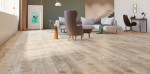 Milieubild Wohnbereich von Pinie beige strukturiert 1-Stab Explore Laminat - Wiparquet