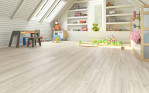Ansicht Kinderzimmer von Eiche creme strukturiert 1-Stab Explore Laminat - Wiparquet