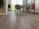 Ansicht Wohnbereich von Eiche graubraun strukturiert 1-Stab Living Laminat - Wiparquet