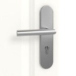 Detailansicht der Oberfläche von Carolina 5 ClassicLine Weißlack Wohnungseingangstür - Hörmann
