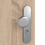 Detailansicht der Oberfläche von GARANT Wohnungseingangstür Authentic Eiche CePaL mit Lichtausschnitt LA-10
