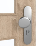 Detailansicht der Oberfläche von GARANT Wohnungseingangstür Authentic Eiche CePaL mit Lichtausschnitt LA-11