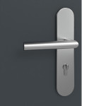 Detailansicht der Oberfläche von Groove 93 ProLine Lack Anthrazit RAL 7016 Wohnungseingangstür - Hörmann
