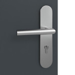 Detailansicht der Oberfläche von Signum 93 Basic Lack Anthrazit RAL 7016 Wohnungseingangstür - Huga