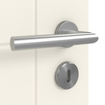 Detailansicht der Oberfläche von Klassik Weiß RAL 9010 Westalack Bretagne 3004 Doppelflügeltür - Westag