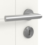 Detailansicht der Oberfläche von Arctic Weiß RAL 9016 WestaLack Bretagne 3004 Doppelflügeltür - Westag
