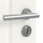 Detailansicht der Oberfläche von Classic 3.14 Lackweiß Doppelflügeltür inkl. Zarge - Classen