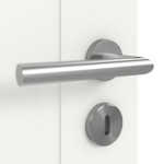 Detailansicht der Oberfläche von Cofi 21 Weißlack RAL 9016 Premium Doppelflügeltür inkl. Zarge