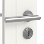 Detailansicht der Oberfläche von Cofi 30 LA-01 Weißlack RAL 9016 Premium Doppelflügeltür inkl. Zarge