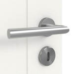 Detailansicht der Oberfläche von Cofi 30 Weißlack RAL 9016 Premium Doppelflügeltür inkl. Zarge