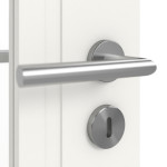 Detailansicht der Oberfläche von Cofi 32 LA-02 Weißlack RAL 9016 Premium Doppelflügeltür inkl. Zarge