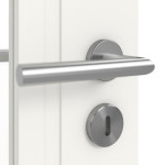Detailansicht der Oberfläche von Cofi 41 LA-02 Weißlack RAL 9016 Premium Doppelflügeltür inkl. Zarge