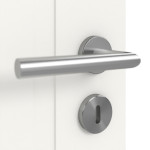 Detailansicht der Oberfläche von Cofi 41 Weißlack RAL 9016 Premium Doppelflügeltür inkl. Zarge