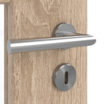 Detailansicht der Oberfläche von GARANT Doppelflügeltür inkl. Zarge Authentic Eiche GCK08 mit Lichtausschnitt LA-DIN Sprosse SP0