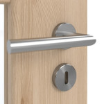 Detailansicht der Oberfläche von GARANT Doppelflügeltür inkl. Zarge Authentic Achat CPL mit Lichtausschnitt LA-DIN Sprosse SP10
