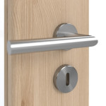 Detailansicht der Oberfläche von GARANT Doppelflügeltür inkl. Zarge Authentic Achat GCK08 mit Lichtausschnitt LA-DIN Sprosse SP4
