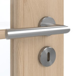 Detailansicht der Oberfläche von GARANT Doppelflügeltür inkl. Zarge Authentic Achat CPL mit Lichtausschnitt LA-2 Sprosse SP10