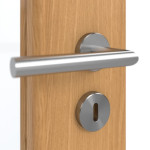 Detailansicht der Oberfläche von GARANT Doppelflügeltür inkl. Zarge Eiche Premium GCK08 mit Lichtausschnitt LA-2 Sprosse SP4