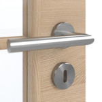 Detailansicht der Oberfläche von GARANT Doppelflügeltür inkl. Zarge Quer Authentic Achat GCK08 mit Lichtausschnitt LA-3 Sprosse SP0