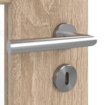 Detailansicht der Oberfläche von GARANT Doppelflügeltür inkl. Zarge Authentic Eiche GCK08 mit Lichtausschnitt LA-6 Sprosse SP1