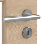Detailansicht der Oberfläche von GARANT Doppelflügeltür inkl. Zarge Quer Authentic Achat GCK08 mit Lichtausschnitt LA-6 Sprosse SP1