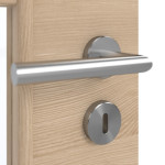 Detailansicht der Oberfläche von GARANT Doppelflügeltür inkl. Zarge Quer Authentic Achat GCK08 mit Lichtausschnitt LA-6 Sprosse SP10