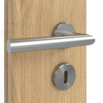 Detailansicht der Oberfläche von GARANT Doppelflügeltür inkl. Zarge Authentic Asteiche GCK08 mit Lichtausschnitt LA-6 Sprosse SP4