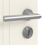 Detailansicht der Oberfläche von CLASSEN Doppelflügeltür Dynamic RAL 9010 Weißlack 2.7 mit Zarge