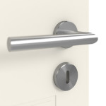Detailansicht der Oberfläche von CLASSEN Doppelflügeltür Dynamic RAL 9010 Weißlack 3.2 mit Zarge