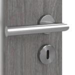 Detailansicht der Oberfläche von Doppelflügeltür 4.7 Grigio Eiche CPL inkl. Zarge - Classen