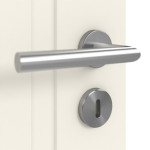 Detailansicht der Oberfläche von Montana 1 ClassicLine Weißlack Doppelflügeltür inkl. Zarge - Hörmann