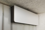 Detailbild von Linie 1 Motiv matt Glaspendeltür DORMA Mundus BTS Variante 1 - Erkelenz