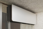 Detailsansicht von Linie 1 Motiv klar 2-flg. Glaspendeltür DORMA Mundus BTS Variante 4 - Erkelenz