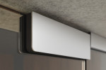 Detailbild von Float klar 2-flg. Glaspendeltür mit zwei festen Seitenteilen DORMA Mundus BTS Variante 6 - Erkelenz