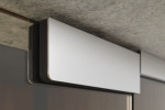 Detailbild von Float klar Ganzglastür mit zwei festen Seitenteilen DORMA Mundus Variante 2 - Erkelenz