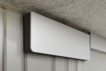 Detailbild von Linie 1 Motiv matt Ganzglastür mit zwei festen Seitenteilen DORMA Mundus Variante 2 - Erkelenz