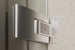 Pendeltürband von Linie 1 Motiv matt Glaspendeltür mit festem Seitenteil und Oberlicht DORMA Tensor Variante 3 - Erkelenz