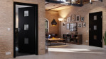 Main-Milieuansicht von Schwarz RAL 9005 LA-10 Lack Basic Innentür - Huga