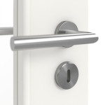 Detailansicht der Oberfläche von Weiß ähnlich RAL 9016 LA 11 Mattlack Basic Innentür - Huga