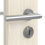 Detailansicht der Oberfläche von Lärche lasiert LA 7 Basic Durat Innentür - Huga