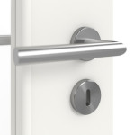 Detailansicht der Oberfläche von Weiß ähnlich RAL 9016 LA 7 Mattlack Basic Innentür - Huga