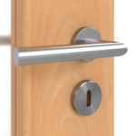 Detailansicht der Oberfläche von Buche LA 8 Basic Durat Innentür - Huga