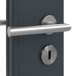 Detailansicht der Oberfläche von Anthrazit RAL 7016 LA 8 Basic Lack Innentür - Huga